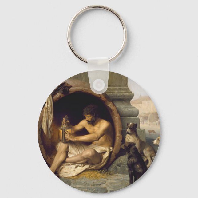 Jean-Leon Gerome- Diogenes Schlüsselanhänger (Vorderseite)