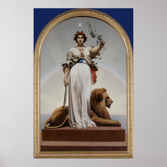 Jean-Léon Gérôme - La République Poster (Vorne)