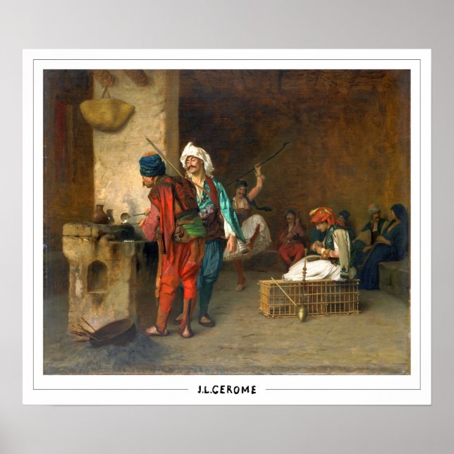 Jean-Léon Gérôme Zedign Art Poster #118 (Vorne)