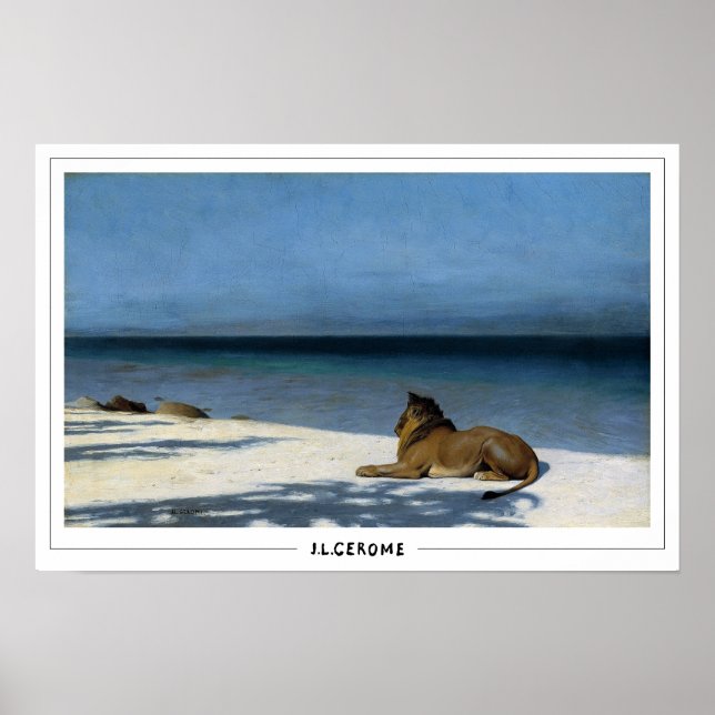 Jean-Léon Gérôme Zedign Art Poster #138 (Vorne)