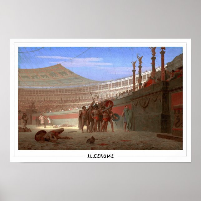 Jean-Léon Gérôme Zedign Art Poster #150 (Vorne)