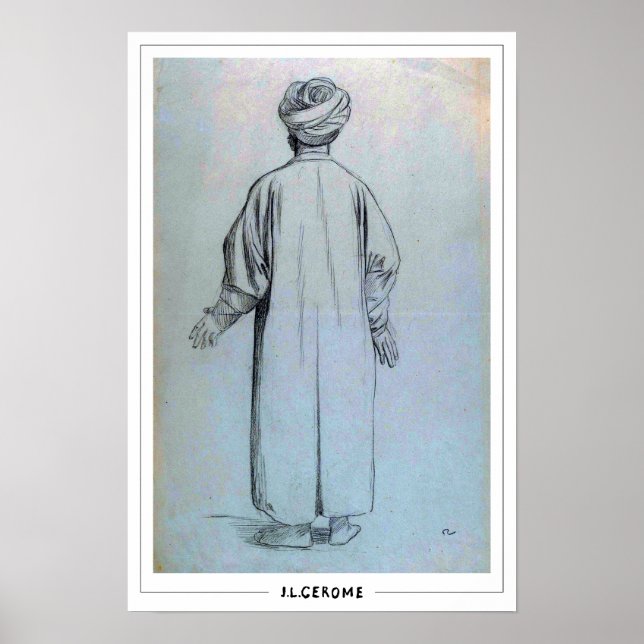 Jean-Léon Gérôme Zedign Art Poster #168 (Vorne)