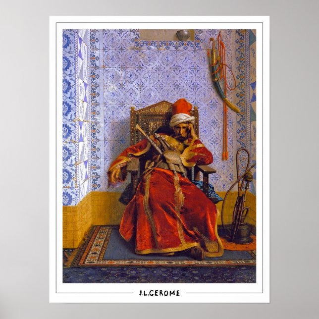 Jean-Léon Gérôme Zedign Art Poster #192 (Vorne)