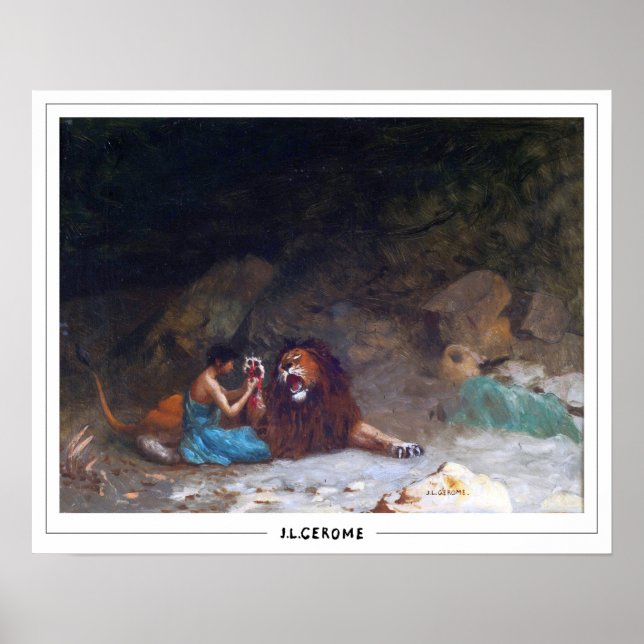 Jean-Léon Gérôme Zedign Art Poster #220 (Vorne)