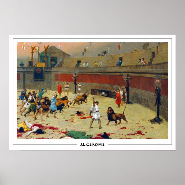 Jean-Léon Gérôme Zedign Art Poster #250 (Vorne)