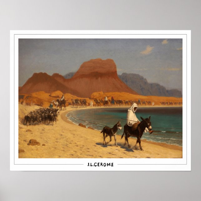 Jean-Léon Gérôme Zedign Art Poster #332 (Vorne)