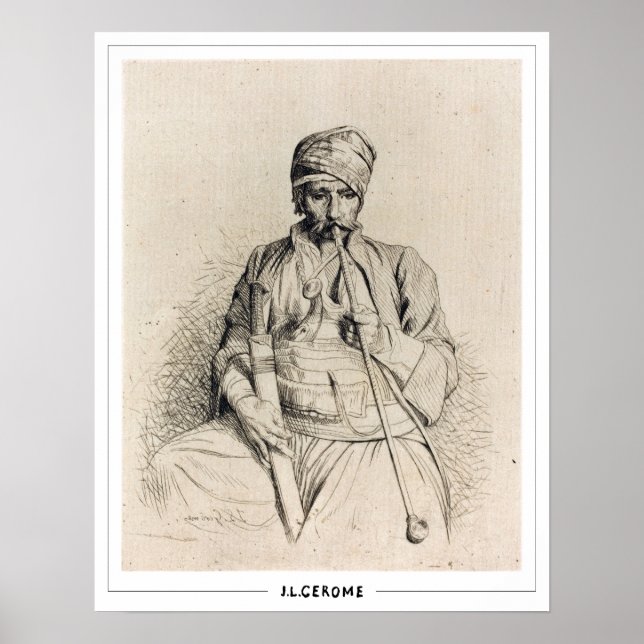 Jean-Léon Gérôme Zedign Art Poster #345 (Vorne)