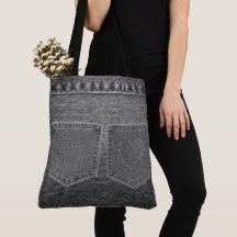 Jean Look 'Black & White' Tragetasche