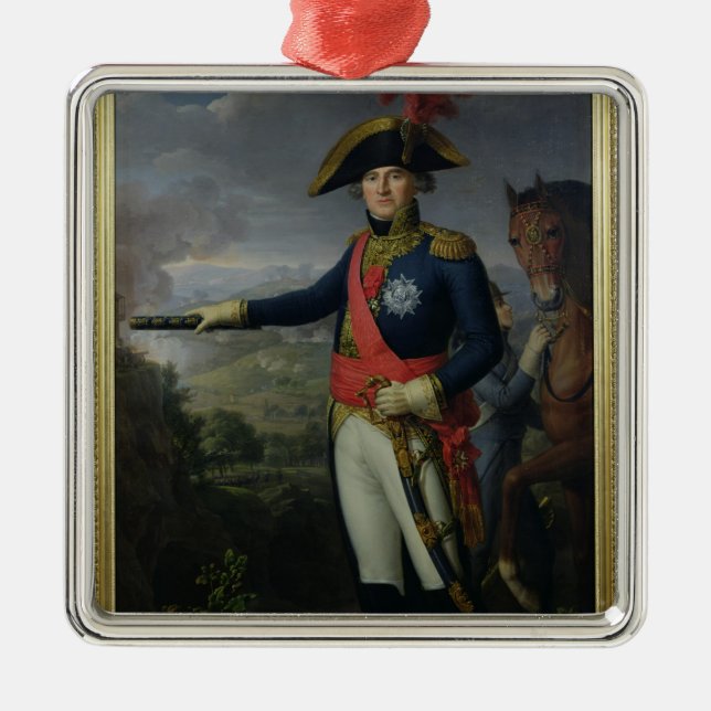 Jean Mathieu Philibert Serurier Comte d'Empire Silbernes Ornament (Vorne)