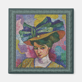 Jean Metzinger Frau in Hat Artwork Magnet