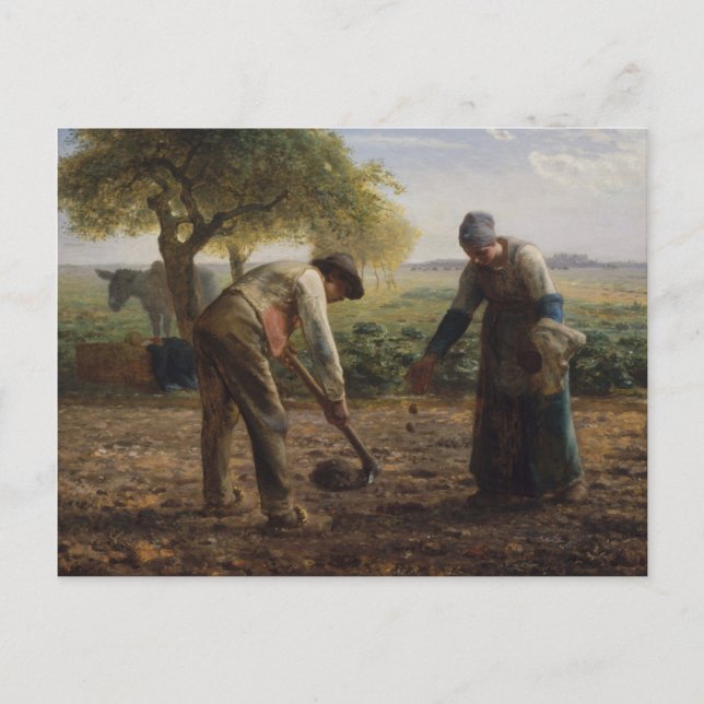 Jean Millet Painting Postkarte (Vorderseite)