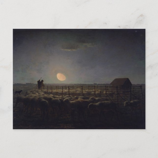 Jean Millet Painting Postkarte (Vorderseite)