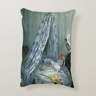 Jean Monet in seiner Wiege von Claude Monet Zierkissen