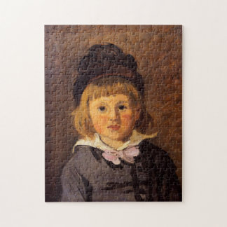 Jean Monet mit Pompom Monet Fine Art Puzzle