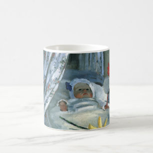 Jean Monet von Claude Monet in Seiner Wiege Tasse