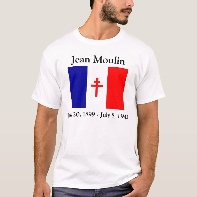 Jean Moulin T-Shirt (Vorderseite)