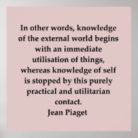 Jean Piaget Zitat