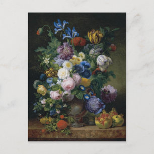 Jean Pierre Xavier Bidauld Stillleben mit Tulpen Postkarte