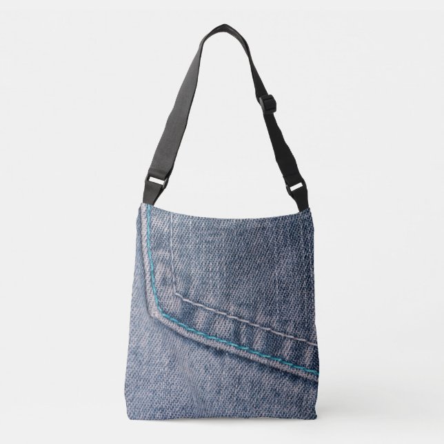 Jean Pocket - Tote Bag Tragetaschen Mit Langen Trägern (Vorderseite)