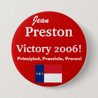 Jean Preston für N.C. Senate Button