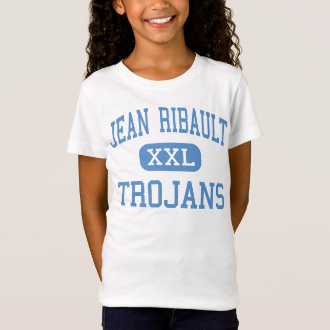 Jean Ribault - Trojan - hoch - Jacksonville T-Shirt (Vorderseite)
