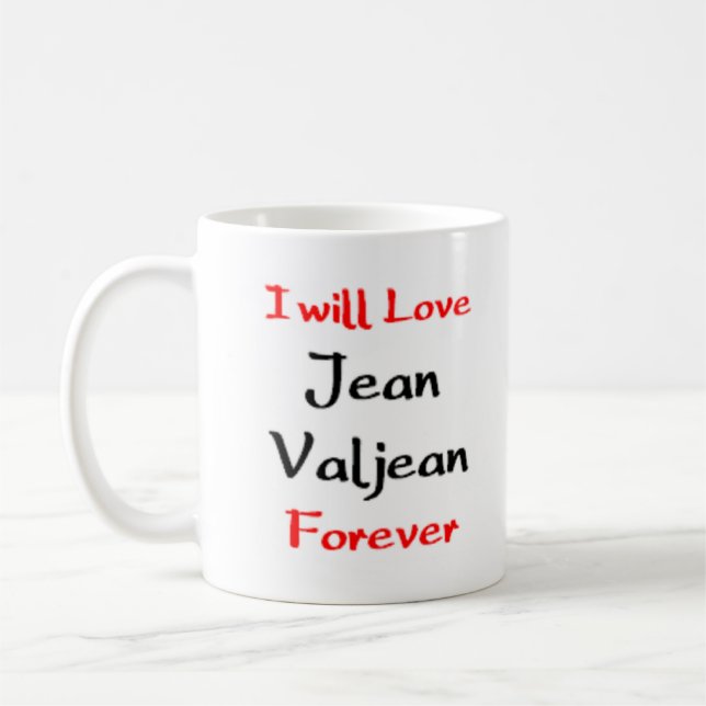 Jean Valjean Kaffeetasse (Links)