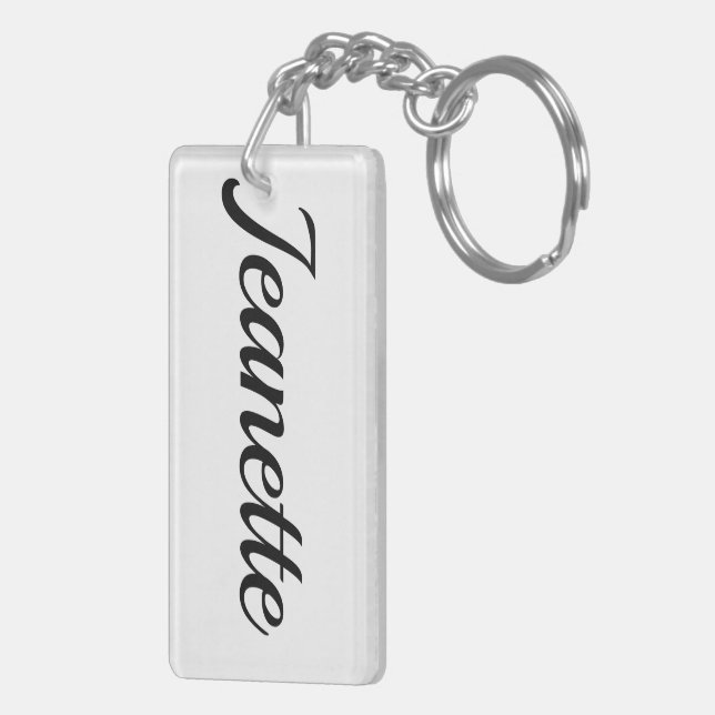 Jeanette Schlüsselanhänger (Rückseite rechts)