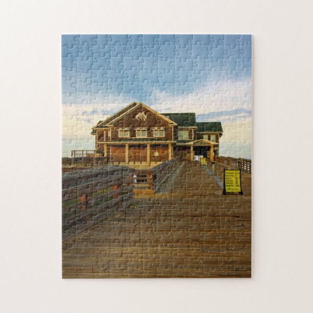 Jeanette's Pier, Nags Head, NC Puzzle (Vertikal)