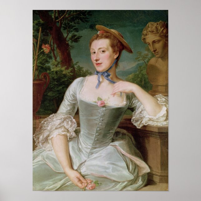 Jeanne Antoinette Poisson Marquise de Pompadour Poster (Vorne)