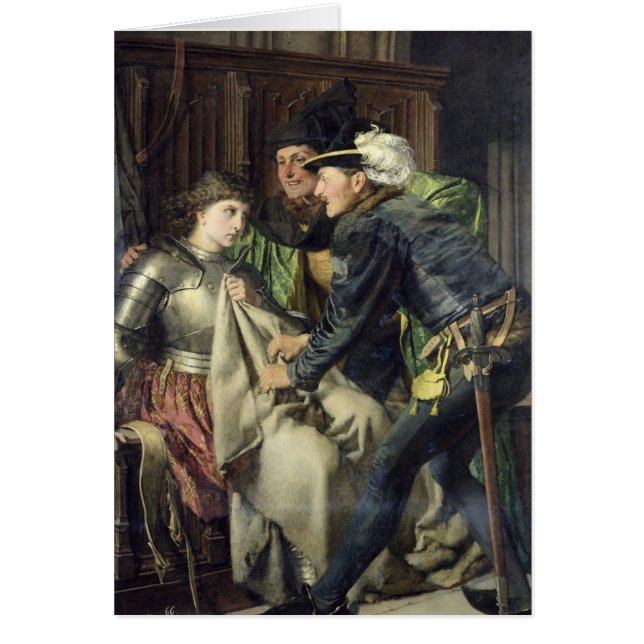 Jeanne d'Arc beleidigte in Gefängnis, 1866 (Vorne)