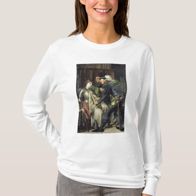 Jeanne d'Arc beleidigte in Gefängnis, 1866 T-Shirt (Vorderseite)