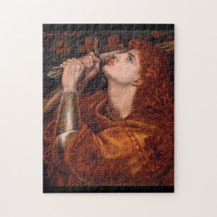 Jeanne d'Arc, C. 1882 durch Dante Gabriel Rossetti Puzzle