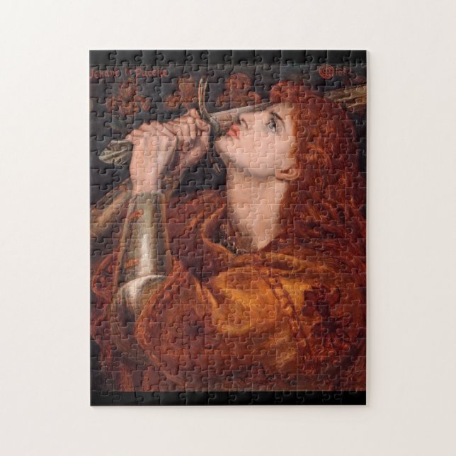 Jeanne d'Arc, C. 1882 durch Dante Gabriel Rossetti Puzzle (Vertikal)