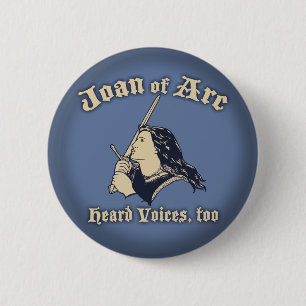 Jeanne d'Arc hörte Stimmen Button