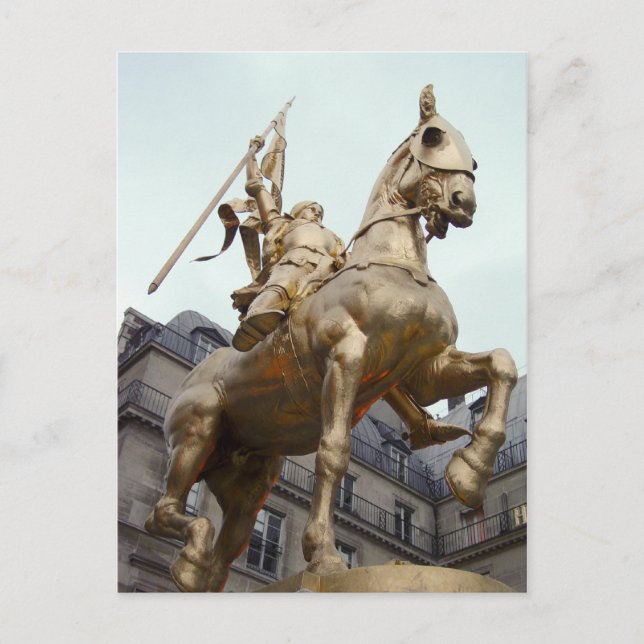Jeanne d'Arc Postkarte (Vorderseite)