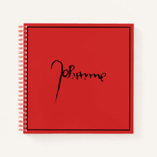 Jeanne d'Arc Saint Joan Heilige Johanna Signature Notizbuch