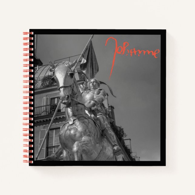Jeanne d'Arc Saint Joan Heilige Johanna Signature Notizbuch (Vorderseite)