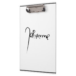 Jeanne d'Arc Saint Joan in heaven faith Signature Klemmbrett