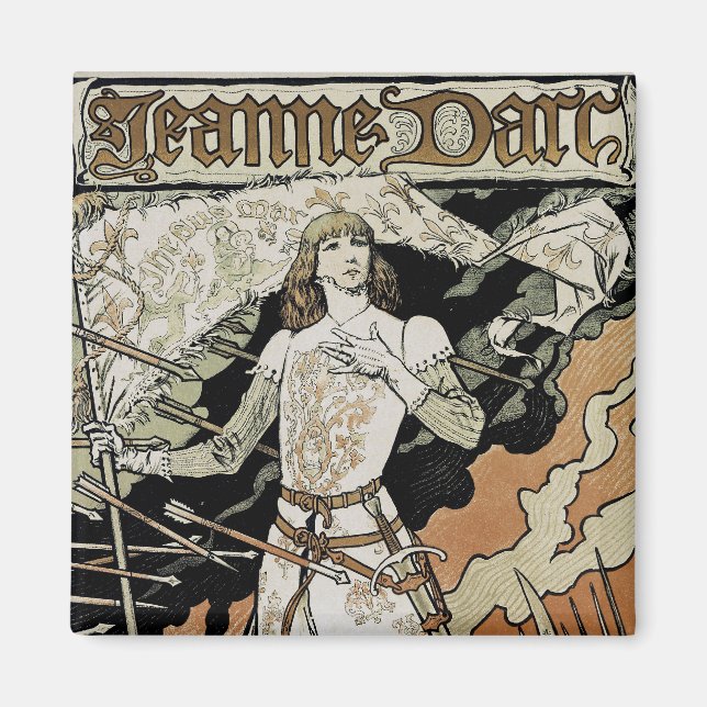 Jeanne d'Arc ~ Sarah Bernhardt Magnet (Vorne)