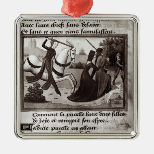 Jeanne d'Arc Silbernes Ornament