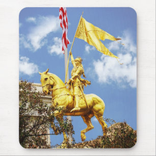 Jeanne d'Arc Statue, New Orleans, Louisiana Mousepad