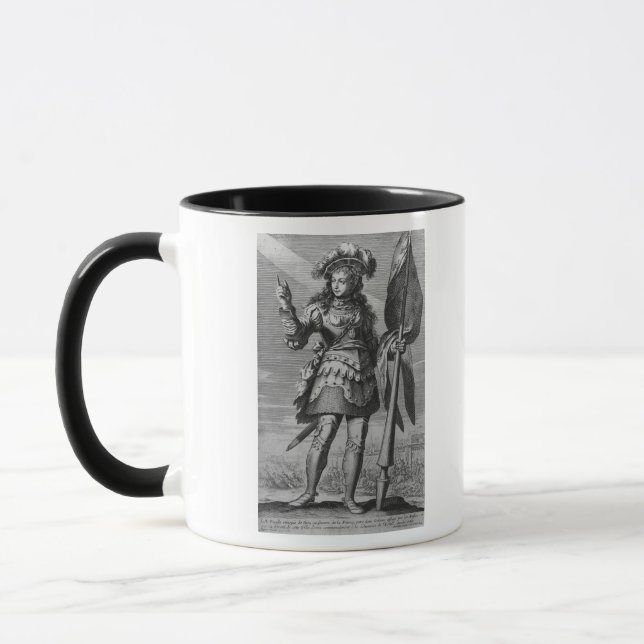 Jeanne d'Arc vor Orleans Tasse (Links)