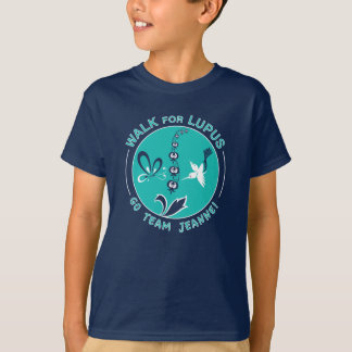"Jeanne das Team" des Milos Lupus-Weg T-Shirt