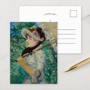 Jeanne   Édouard Manet Postkarte