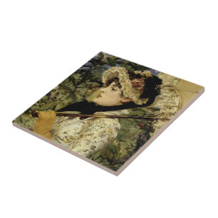Jeanne: Frühjahr 1881 von Manet Fliese