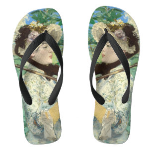 Jeanne (Frühjahr) Edouard Manet Flip Flops