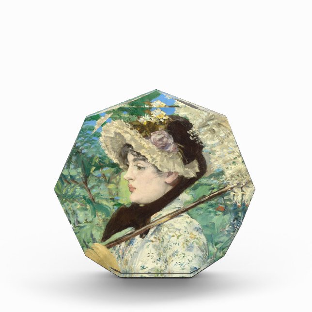 Jeanne (Frühjahr) Edouard Manet Fotoblock (Vorderseite)