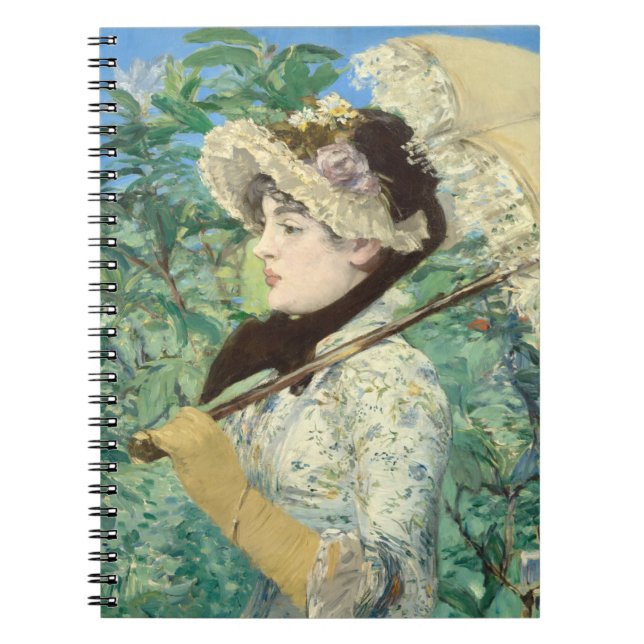 Jeanne (Frühjahr) Edouard Manet Notizblock (Vorderseite)