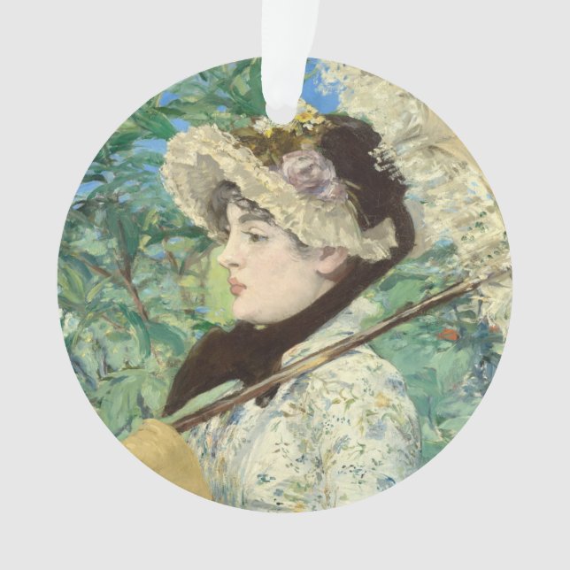 Jeanne (Frühjahr) Edouard Manet Ornament (Vorderseite)