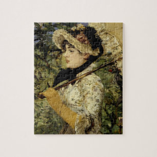Jeanne: Frühling 1881 von Manet Puzzle